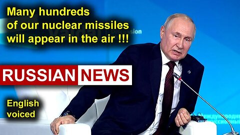 Many hundreds of Russian nuclear missiles will appear in the air! Putin, Ukraine