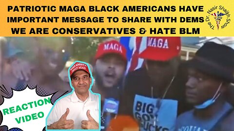 REACTION VIDEO: What Do Black American MAGA TRUMP ConservativeS Think About BLM & Democratic Party