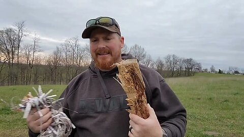 Making biochar 55 gallon drum 45 degrees and straight up