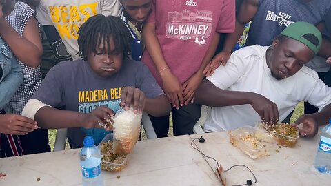 We don’t chew| We swallow ! Meet 2 Rugby players swallowing 2 kg rice & Menji !