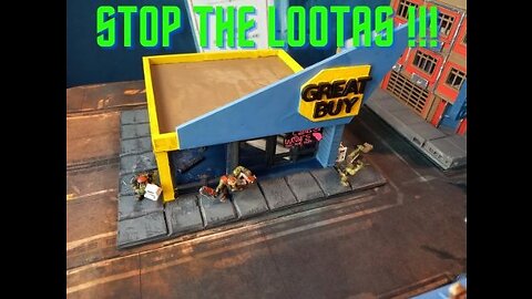 STOP THE LOOTA BOYS! wargame terrain