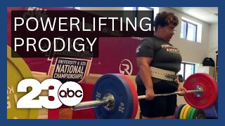 Powerlifting prodigy headed to national championship