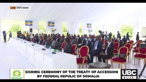 LIVE: SIGNING CEREMONY OF THE TREATY OF ACCESSION BY FEDERAL REPUBLIC OF SOMALIA | DECEMBER 15, 2023