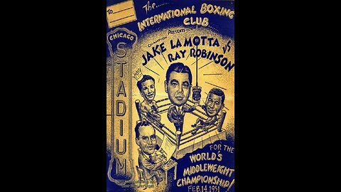 "Sugar" Ray Robinson vs Jake "Raging Bull" LaMotta February 14, 1951