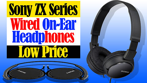 Low price best headphones 2023 | Sony ZX Series Wired On-Ear Headphones