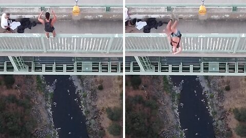 Fearless Daredevil Makes An Astonishing 730-foot Base Jump