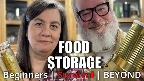 Food Storage for Beginners BEYOND SURVIVAL | Big Family Homestead LIVE