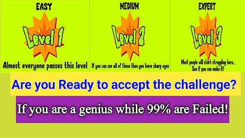 Guyz Are you Ready to accept the challenge? | If you are a genius while 99% are Failed #Riddles,