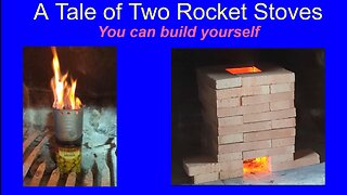 A tale of two rocket stoves.