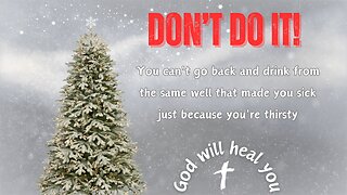 Don't do it 💕 God will heal you!