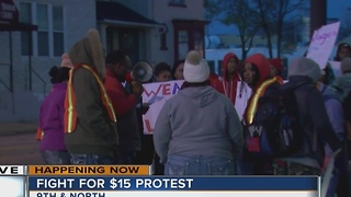 Milwaukee fast food workers join Fight for 15 protests