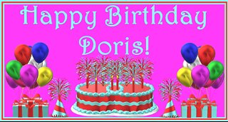 Happy Birthday 3D - Happy Birthday Doris - Happy Birthday To You - Happy Birthday Song