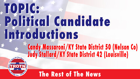 Political Challenger Candidates of '22 -- Pt1