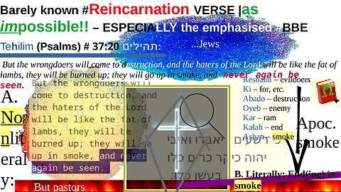 Barely known #Reincarnation VERSE |as impossible!! – ESPECIALLY the emphasised #BBE