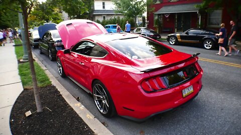 The Lititz Lions Club Car Show Featuring Just Uh V6 2008 Ford Mustang & A Lot Of Cool rides!