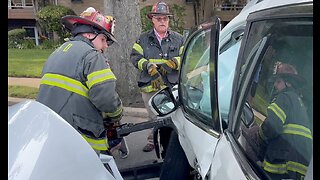 Lynbrook NY Fire Department - Firefighters Free Accident Victim