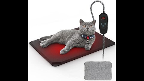 Pet Heating pad Large Heated Dog Bed Cat Heating pad Indoor Electric Dog Heating pad Water Resi...