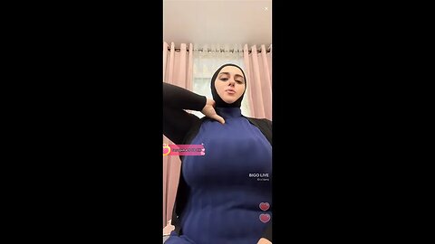 Blue hot dress 👗 BIGO live stream