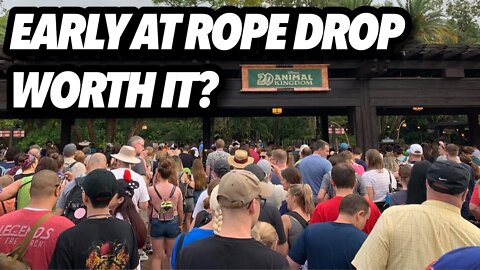 Does 'Rope Drop' Give You Shorter Wait Times | Flight of Passage