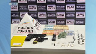 Santa Rita de Minas: militares localizam drogas e réplicas de armas em festa