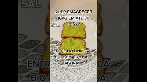 RECEITA FIT PARA EMAGRECER RÁPIDO E FÁCIL - Vídeo TikTok #Shorts