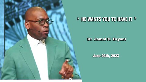 Dr. Jamal H. Bryant, - PUMP YOUR BREAKS - Sunday 11th, June 2023