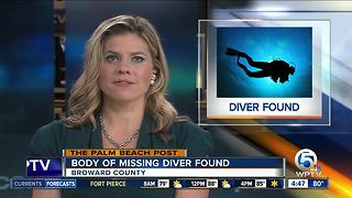 Body of missing Florida diver found after 2-day search off Broward County