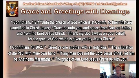 Grace, Greeting with Meanings