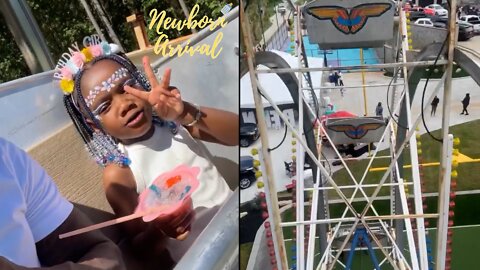 DaBaby Builds Amusement Park In His Backyard For Daughters! 🎡