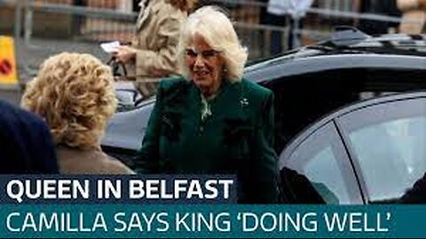 ILLUMINATI HIGH WITCH WICKED STEPMOTHER QUEEN CAMILLA WIFE OF KING CHARLES ARRIVES BELFAST IRELAND TO PERFORM SATANIC RITUAL SLAUGHTER! DRAGON BLOODLINE GAME OF THRONES SOPHIA CHRISTOS DRAGON TRIBE #TEAMTARA DEFEND BORDERS!