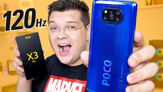 POCO X3 NFC CHEGOU! O MELHOR CUSTO BENEFÍCIO DE TODOS COM 120HZ! Unboxing!