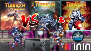 Turrican Anthology 1 & 2 vs Turrican Flashback (Nintendo Switch & PS4)