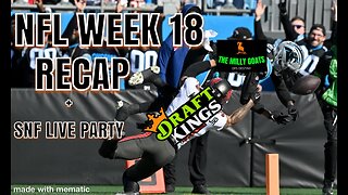 NFL Week 18 Recap, JVi Sweats Bills LIVE, SNF Showdown DraftKings Milly - DFS Destiny