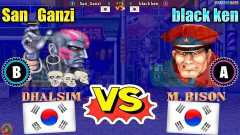 Street Fighter II': Champion Edition (San_Ganzi Vs. black ken) [South Korea Vs. South Korea]