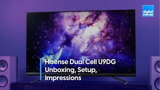 Hisense Dual Cell U9DG Unboxing, Setup, Impressions