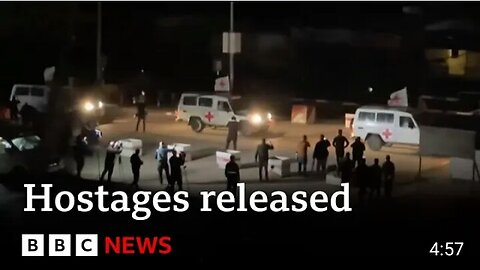 Israeli hostages released by Hamas BBC News