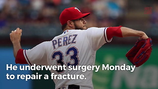 Texas Rangers Pitcher Marin Perez Gets Surgery After Bull Scares Him