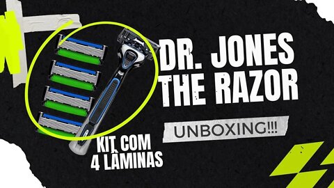 The Razor Dr Jones Kit com 4 Recargas: Unboxing e Primeiras Impressões