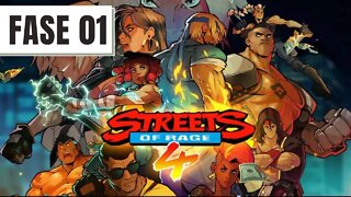 ✅JOGANDO STREETS OF RAGE 4 FASE #01 - AS RUAS