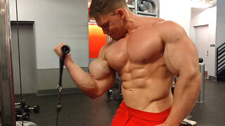 Diesel Josh Pumping His Massive Biceps
