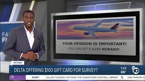 Fact or Fiction: Scam claims Delta Airlines giving away $500 gift cards for $1 each?