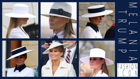 Melania Trump Fashion Icon - White House White Hats