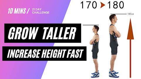 how to grow taller in 5 minutes at home