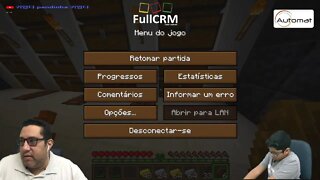 Almoço com Minecraft 1.16.1 Farm de Pedra e Carne - EP07 #eoroper #pai_eoroper