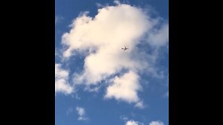 Plane Intervenes My Strange Cloud Photograph