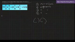 Whole and Fractional Multi Operations: Problem 1