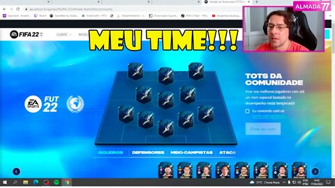 A VOTAÇÃO DO TIME TOTS DA COMUNIDADE ESTÁ DISPONÍVEL!!! Ep. #63 FIFA 22 ULTIMATE TEAM - PS5