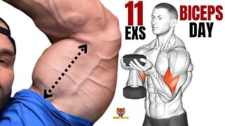 11 BEST BICEPS WORKOUT WITH DUMBBELLS ONLY AT HOME OR AT GYM