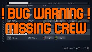 Starfield Bug Warning 1: Missing Crew