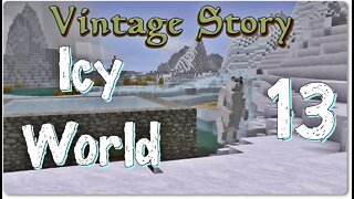 Vintage Story Icy World Permadeath Episode 13: Q&A, Panning, and The Bear. Longplay w/commentary